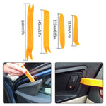 ZUN Stainless steel long distance car emergency key hook tool Triangle handle yellow warping plate 02308052