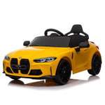 ZUN BMW M4 12v Kids ride on toy car 2.4G W/Parents Remote Control,Three speed adjustable,Power display, W1396128711