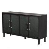 ZUN U_Style Light Luxury Style Cabinet with Four Linen Cabinet Doors,Suitable for Living Room,Study WF311946AAB