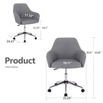 ZUN Vanbow.Home Office Chair , Swivel Adjustable Task Chair Executive Accent Chair with Soft Seat W152164691
