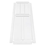 ZUN CRAZY ELF 30" x 80" "T" Style Real Primed Door Slab, DIY Panel Door, Modern Interior Barn Door, W936104306