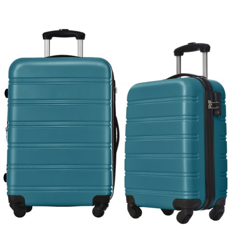 ZUN Luggage Sets of 2 Piece Carry on Suitcase Airline Approved,Hard Case Expandable Spinner Wheels PP302833AAF