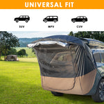 ZUN Black Car Travel Tent Awning Small Car 69101645