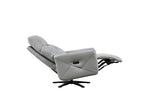 ZUN Recliner Chair With Dual Motor , Euro contemporary design , Adjustable Headrest, 360&deg; Swivel USB W820119427