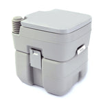 ZUN 5.3 Gallon 20L Flush Outdoor Indoor Travel Camping Portable Toilet for Car, Boat, Caravan, Campsite, W2181P155158