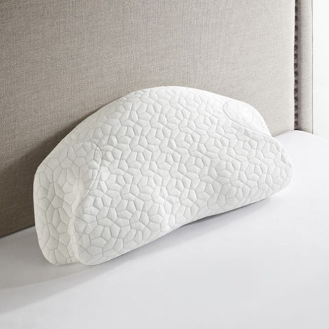 ZUN Wing Contour Foam Pillow with Removable Rayon from Bamboo/Poly Cover B03595159