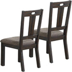 ZUN Simple Elegant Design Wooden Chairs Dining Room 2pcs Chairs Cushion Seats HSESF00F1832