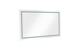 ZUN 60 in. W x 36 in. H Frameless Single Bathroom Vanity Mirror in Polished Crystal Bathroom Vanity W1272114900