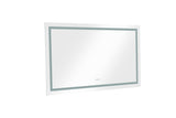 ZUN 60 in. W x 36 in. H Frameless Single Bathroom Vanity Mirror in Polished Crystal Bathroom Vanity W1272114900