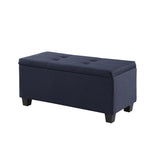 ZUN [VIDEO] Large Storage Ottoman Bench Set, 3 in 1 Combination Ottoman, Tufted Ottoman Linen Bench for W142083038