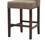 ZUN Tufted Wing Counter Stool B03548276
