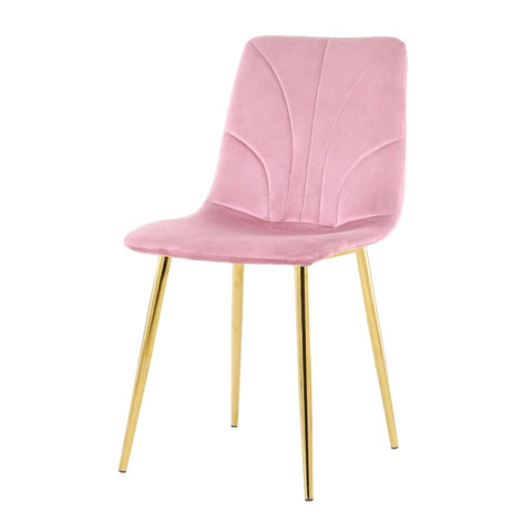 ZUN Modern simple light luxury dining pink home bedroom stool back dressing student desk W210122574