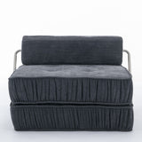 ZUN Modern Convertible Modular Sectional Sofa, Minimalist Chenille Sofas Couches, Accent Armless Chair W1829134992
