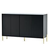 ZUN U_Style Storage Cabinets with Acrylic Doors, Light Luxury Modern Storage Cabinets with Adjustable WF305892AAB