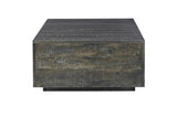 ZUN Rough Mango Charcoal Coffee table B024127212