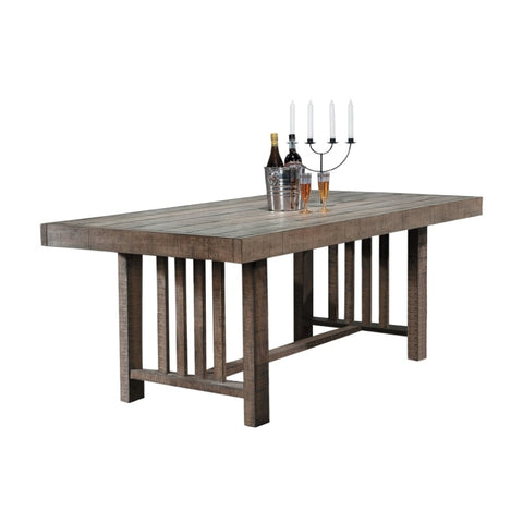 ZUN Classic Stye Dining Table 1pc Distressed Light Brown Finish Wood Rustic Design Dining Furniture B01163632