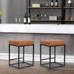 ZUN Bar stool, set of 2 bar chairs, kitchen breakfast bar stool with footstool, living room, party room W1521140479
