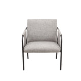 ZUN Metal Frame Accent Chair B03548372