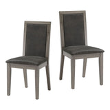 ZUN Dining Chairs Set of 2 Wood Dining Room Chair with MDF + sponge Back, Kitchen Room Chair Side Chair, W876126495