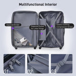 ZUN Hardshell Luggage Sets 4 pcs + Bag Spinner Suitcase with TSA Lock Lightweight-16"+20"+24"+28" PP310249AAI