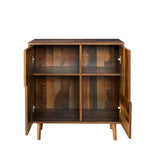 ZUN Sideboard, with four storage spaces, restaurant sideboard, entrance channel basement, bedroom and 27560825