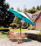 ZUN Patio Outdoor Market Umbrella with Aluminum Auto Tilt and Crank 14439595