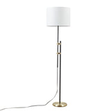 ZUN Asymmetrical Adjustable Height Metal Floor Lamp B03595710