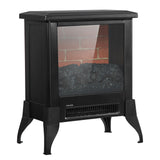 ZUN SF512-14A 14 inch 1400w Freestanding Fireplace Fake Wood / Single Color / Heating Wire / One Rocker 02706015