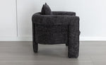 ZUN Modern Style Accent Chair Armchair for Living Room, Bedroom, Guest Room,Office,Rock Black WF315696AAK