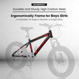 ZUN S20109 Ecarpat 20 Inch Kids Bike, 4" Inch Fat Tire Mountain Bike for Ages 8-12 Boys Girls, 7 Speed W2233142112