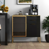 ZUN Sideboard Buffet Cabinet with 2 Drawers & 2 Doors W1236P163669