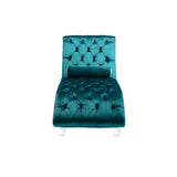 ZUN COOMORE Leisure concubine sofa with acrylic feet W39538678