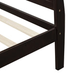 ZUN Wood Platform Bed Twin Bed Frame Mattress Foundation Sleigh Bed with Headboard/Footboard/Wood Slat WF192439AAP