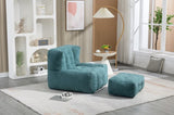 ZUN Fluffy bean bag chair, comfortable bean bag for adults and children, super soft lazy sofa chair with W1996131226