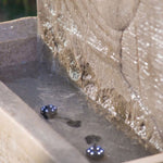 ZUN 25x13x39" High Sandstone Buddha Fountain, Indoor Outdoor Water Fountain with Light W2078124545