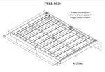 ZUN Modern Design Full Floating Platform Bed Frame for Walnut Color W697123293