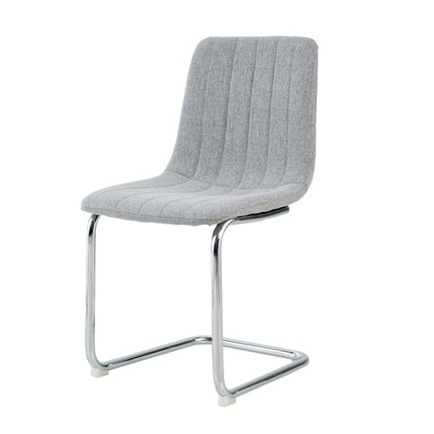 ZUN Modern simple light luxury dining Light Grey chair home bedroom stool back student desk chair metal W210119217