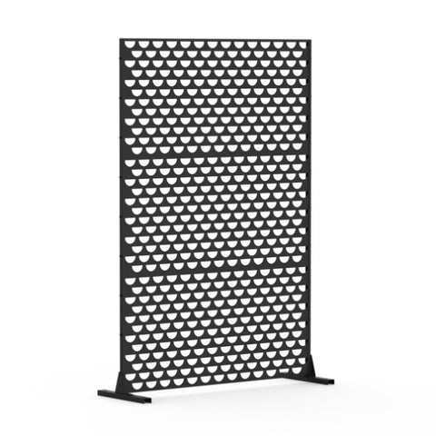 ZUN Metal Privacy Screens and Panels with Free Standing, Freestanding Outdoor Indoor Privacy Screen, W1859P145843