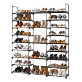 ZUN 9 Tiers Shoe Rack Storage Organizer Shoe Shelf Organizer for Entryway Holds 50-55 Pairs Shoe, 41157133
