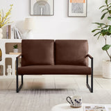 ZUN Lounge, living room, office or the reception area PVC leather accent arm chair with Extra thick W1359130157