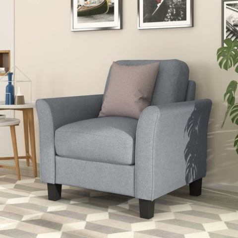 ZUN Living Room Furniture Armrest Single Sofa WF191002AAE