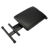 ZUN Adjustable Folding Piano Bench Stool Seat Black 53441860