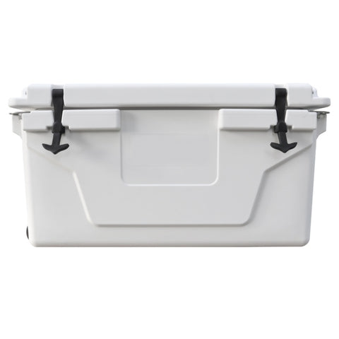 ZUN White color ice cooler box 65QT camping ice chest beer box outdoor fishing coolerBlue W321106573