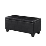 ZUN [VIDEO] Large Storage Ottoman Bench Set, 3 in 1 Combination Ottoman, Tufted Ottoman Linen Bench for W142083040