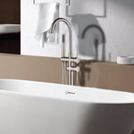 ZUN Freestanding Bathtub Faucet with Hand Shower W1533125023