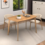 ZUN Solid Wood Dining Table - Timeless Elegance for Your Dining Space W760125979