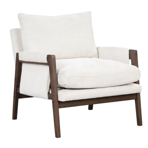 ZUN Mid-Century Modern Velvet Accent Chair,Leisure Chair with Solid Wood and Thick Seat Cushion for WF301654AAK