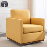 ZUN Mid Century Modern Swivel Accent Chair Armchair for Living Room, Bedroom, Guest Room, Office, WF315697AAY