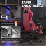 ZUN Ergonomic Gaming Chairs for Adults 400lb Big and Tall, Comfortable Computer Chair for Heavy People, 24882880
