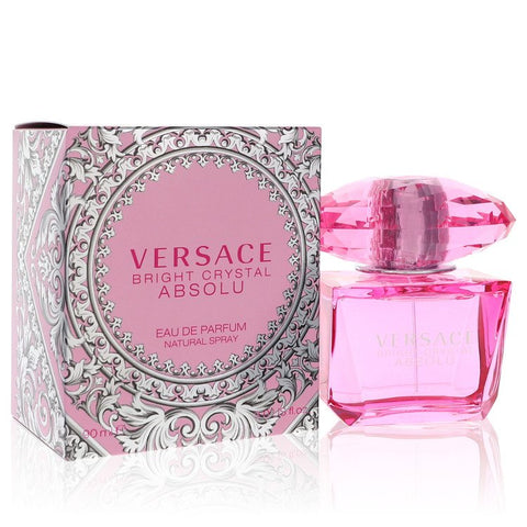 Bright Crystal Absolu by Versace Eau De Parfum Spray 3 oz for Women FX-513122
